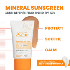 Avène Mineral Sunscreen Multi-Defense Fluid Tinted SPF 50+ 40ml