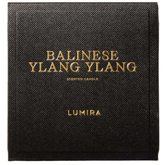 LUMIRA Balinese Ylang Ylang Black Candle 10.5 oz