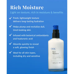 DHC Rich Moisture Lightweight Facial Moisturizer - 3.3 fl oz