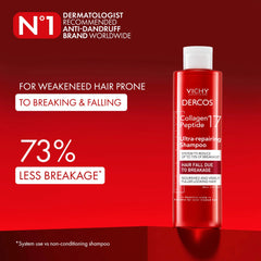 Vichy Dercos Collagen Peptide 17 Ultra-Repairing Shampoo (6.67 fl. oz.)