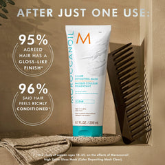 Moroccanoil High Shine Gloss – Color Depositing Mask Clear 6.7 oz