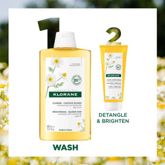 KLORANE Brightening Shampoo with Chamomile for Blonde Hair 400ml