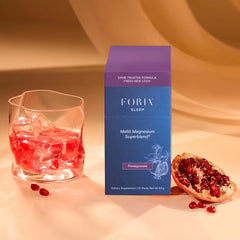 Foria Mello Magnesium Superblend - Pomegranate - 10 CT Travel Sticks