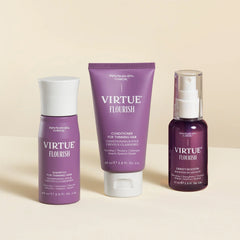 VIRTUE Flourish Nightly Intensive Hair Rejuvenation Treatment Kit - Trial Size 3 piece