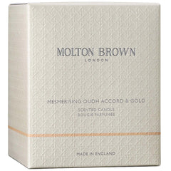 Molton Brown Mesmerising Oudh Accord & Gold Signature Scented Candle (Single Wick) 190g