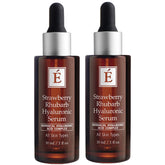 Eminence Organic Skin Care Strawberry Rhubarb Hyaluronic Serum Duo