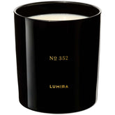 LUMIRA No.352 Leather and Cedar Black Candle 10.5 oz