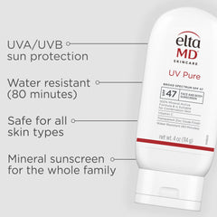 EltaMD UV Pure Broad-Spectrum SPF 47 (4 oz.)