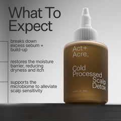 Act+Acre Cold Processed Scalp Detox 3.0 fl oz