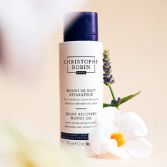 Christophe Robin Night Recovery Monoï Oil with White Lotus Flower 92ml