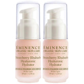 Eminence Organic Skin Care Strawberry Rhubarb Hyaluronic Hydrator Duo