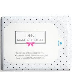 DHC Make Off Sheet, Make Up Remover Wipes - 50 sheets