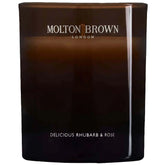 Molton Brown Delicious Rhubarb & Rose Signature Scented Candle (Single Wick) 190g