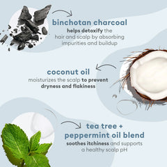 Briogeo Scalp Revival™ Charcoal + Coconut Oil Micro-Exfoliating Scalp Scrub Shampoo 8 oz