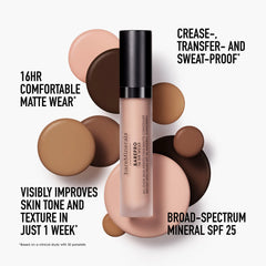 bareMinerals BAREPRO 16H All Over Skin-Perfecting Matte Concealer Mineral SPF 25 (Various Shades)