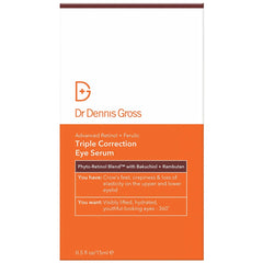 Dr Dennis Gross Skincare Advanced Retinol + Ferulic Triple Correction Eye Serum