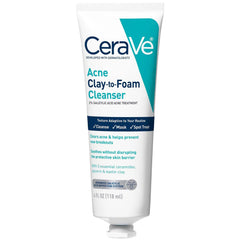 CeraVe Acne Clay To Foam Cleanser For Acne-Prone Skin (4 fl. oz.)