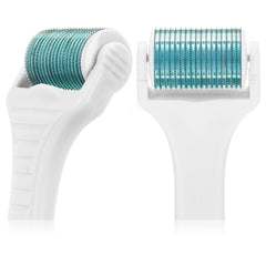 Beauty ORA Microneedle Body Roller System 0.5mm- Aqua/White