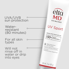 EltaMD UV Sport Broad-Spectrum SPF 50 Tube (3 oz.)