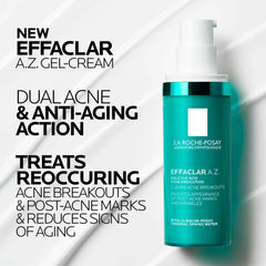 La Roche-Posay Effaclar A.Z. Gel Azelaic Acid Acne Treatment (1.35 fl. oz.)