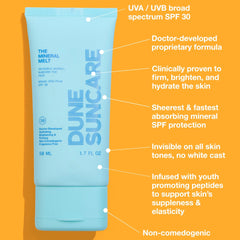 Dune Suncare The Mineral Melt - Invisible Mineral Suncare For Face - SPF 30