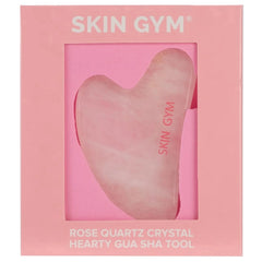 Skin Gym Rose Quartz Sculpty Heart Gua Sha