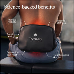 ThermBack Heat, Vibration & LED Wrap for Back Pain