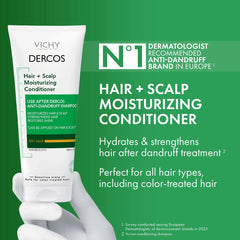 Vichy Dercos Anti-Dandruff Routine with Hydrating Scalp Treatment Serum (Worth $89.00)