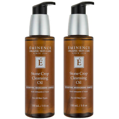 Eminence Organic Skin Care Stone Crop Cleansing Oil Duo