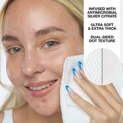 Peace Out Silver Shield Disposable Face Towels (30 Count)