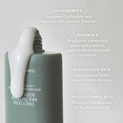 Alpha-H Daily Dose Multivitamin Body Serum with Niacinamide, Vitamin C + Hyaluronic Acid 150ml