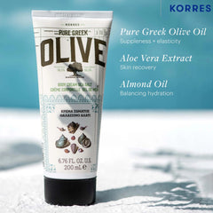 KORRES Pure Greek Olive Body Cream Sea Salt 200mL