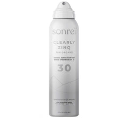 Sonrei Clearly Zinq Organic SPF 30 Mineral Sunscreen Mist 177ml