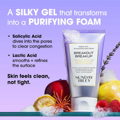 Sunday Riley Breakout Breakup Salicylic Acid Cleanser for Blemish-Prone Skin 150ml