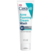 CeraVe Acne Foaming Cream Wash with 10% Benzoyl Peroxide for Face and Body (5 fl. oz.)