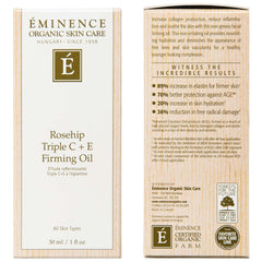 Eminence Organic Skin Care Rosehip Triple C+E Firming Oil 1 fl. oz
