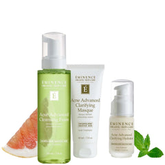 Eminence Organic Skin Care Acne Advanced 3-Step Treatment System Kit