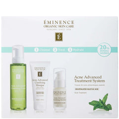 Eminence Organic Skin Care Acne Advanced 3-Step Treatment System Kit