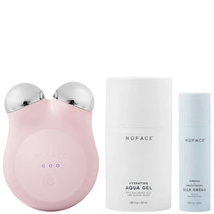NuFACE Mini+ Starter Kit and Aqua Gel Bundle (Worth $340.00)