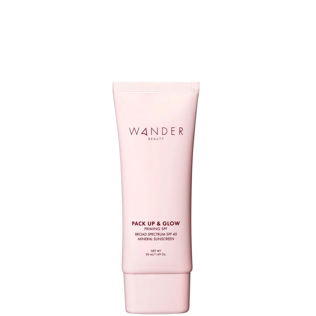 Wander Beauty Pack Up and Glow Priming SPF 40 Mineral Sunscreen