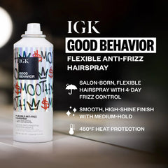 IGK GOOD BEHAVIOR Flexible Hairspray 147ml