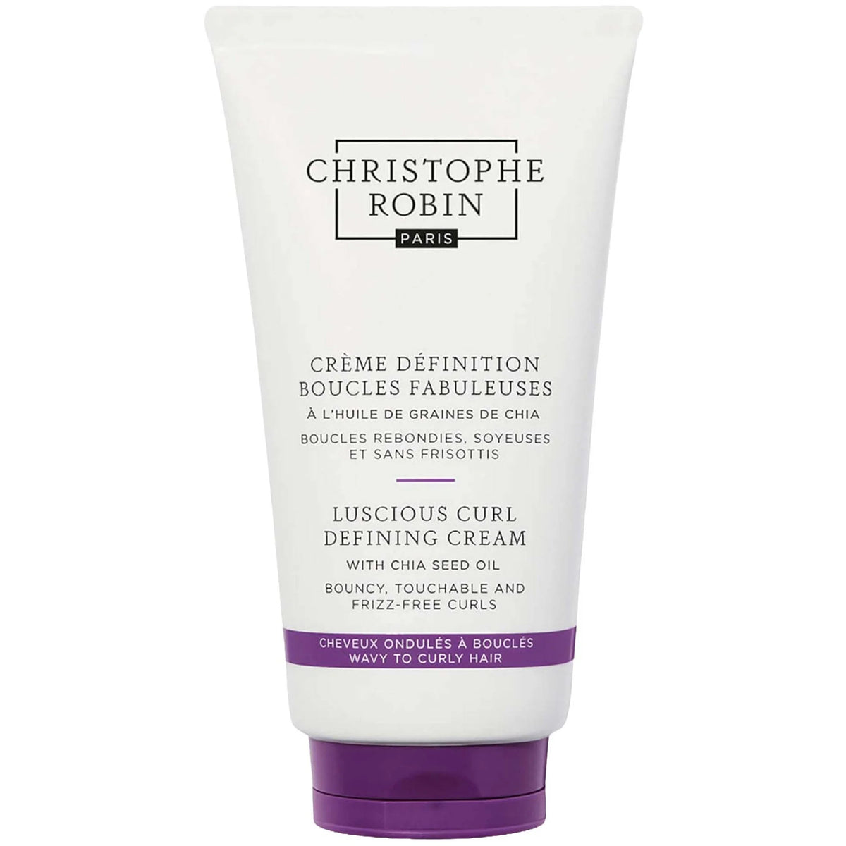 Christophe Robin Luscious Curl Defining Cream With Chia Seed Oil 150ml