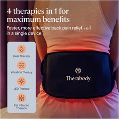 ThermBack Heat, Vibration & LED Wrap for Back Pain
