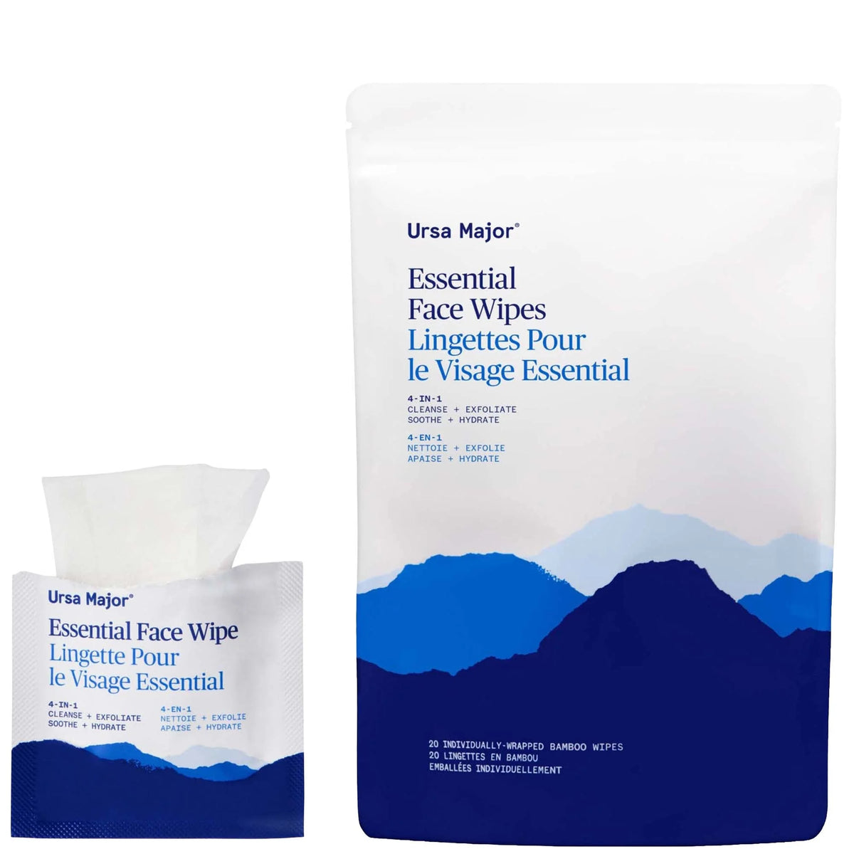 Ursa Major Essential Face Wipes (20 count)
