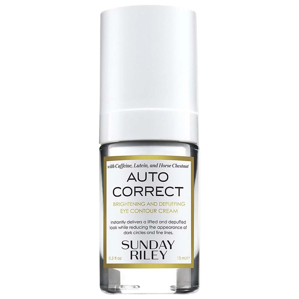 Sunday Riley Auto Correct Brightening and Depuffing Eye Contour Cream 0.5 fl. oz.