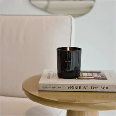 LUMIRA No.352 Leather and Cedar Black Candle 10.5 oz