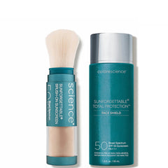 Colorescience Sunforgettable Face Shield and Brush-On Duo - Worth $111 (Various Shades)