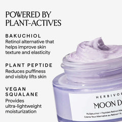 Herbivore Botanicals Moon Dew 1% Bakuchiol and Peptides Retinol Alternative Eye Cream