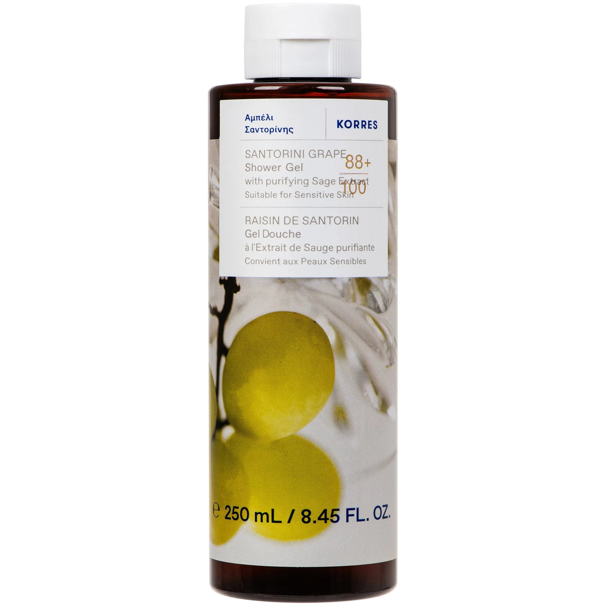 KORRES Renewing Body Cleanser Santorini Grape 250ml