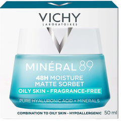 Vichy Mineral 89 48H Moisture Matte Sorbet (1.69 fl. oz.)